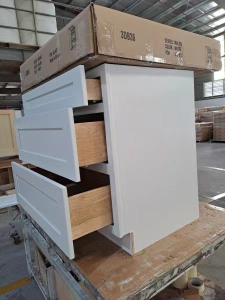 Malibu White Bathroom Cabinets