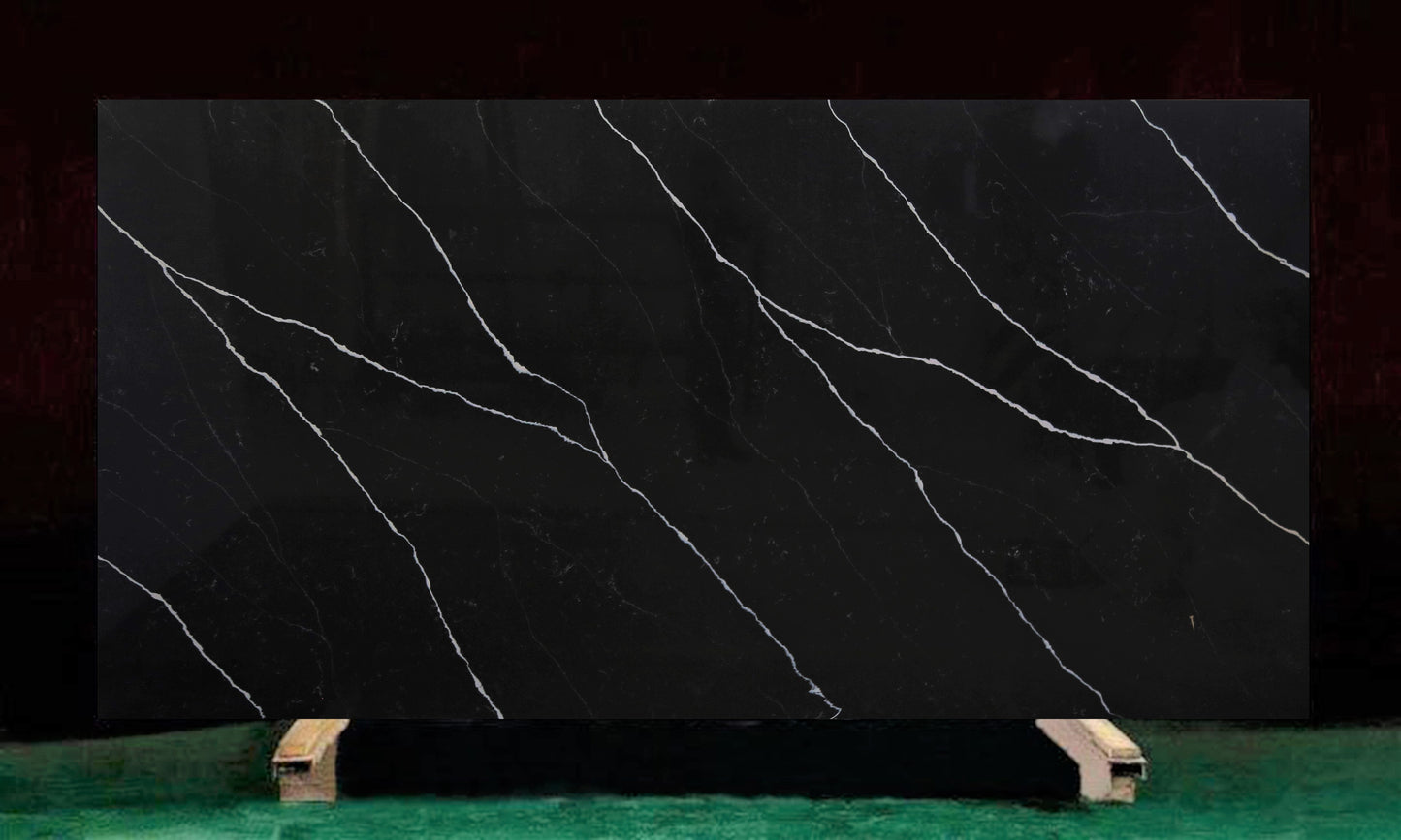 VQ8240W Black Marquina Quartz