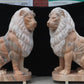 Pair of Marble Lion Statue